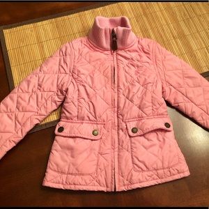 3T RALPH LAUREN Pink Quilted Coat